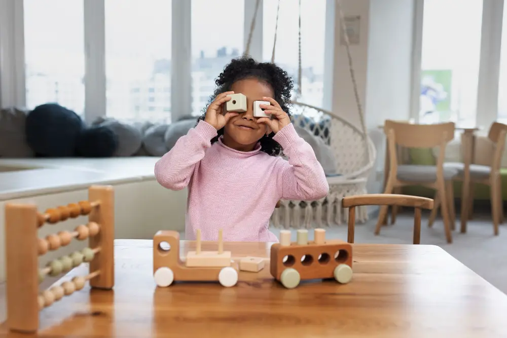 Wooden toys offer a range of sensory experiences that promote cognitive development in babies. These toys engage their senses, encouraging exploration, problem-solving, and imaginative play.